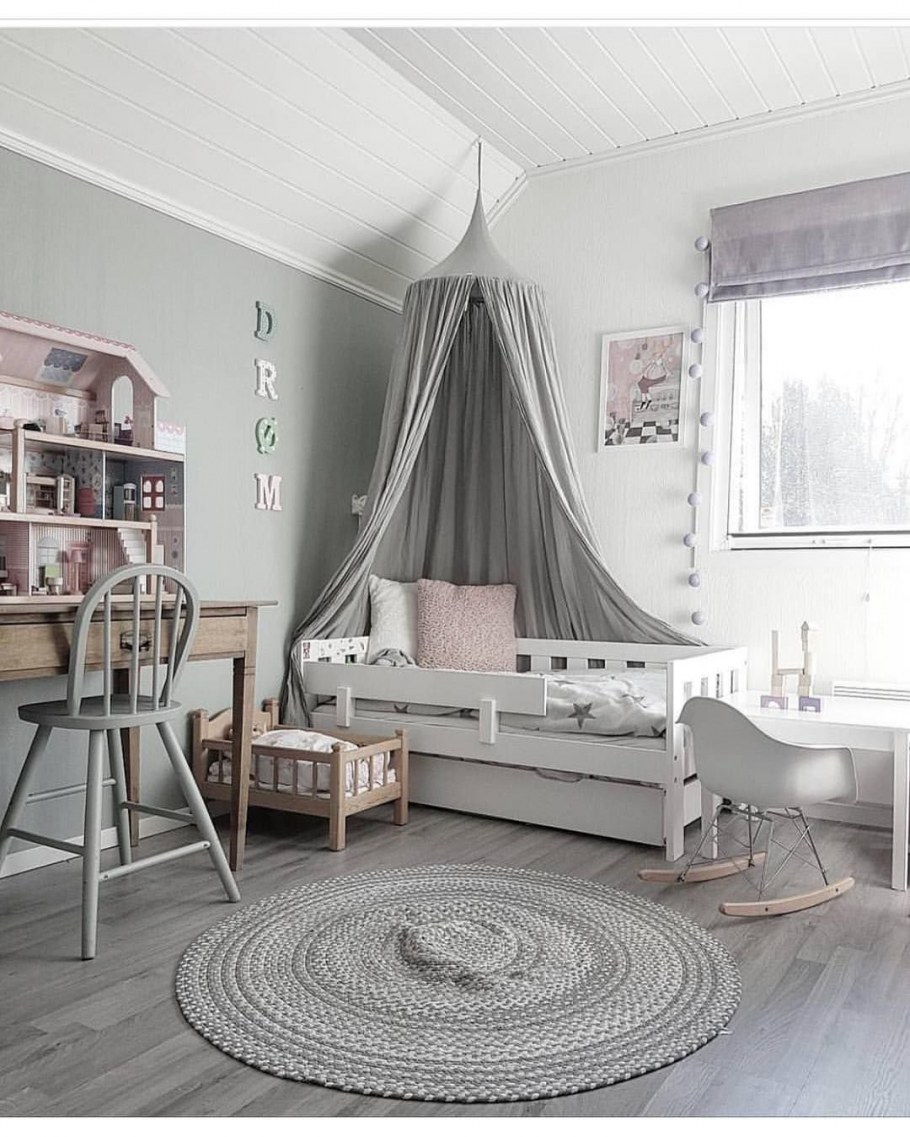 Детская в серых тонах