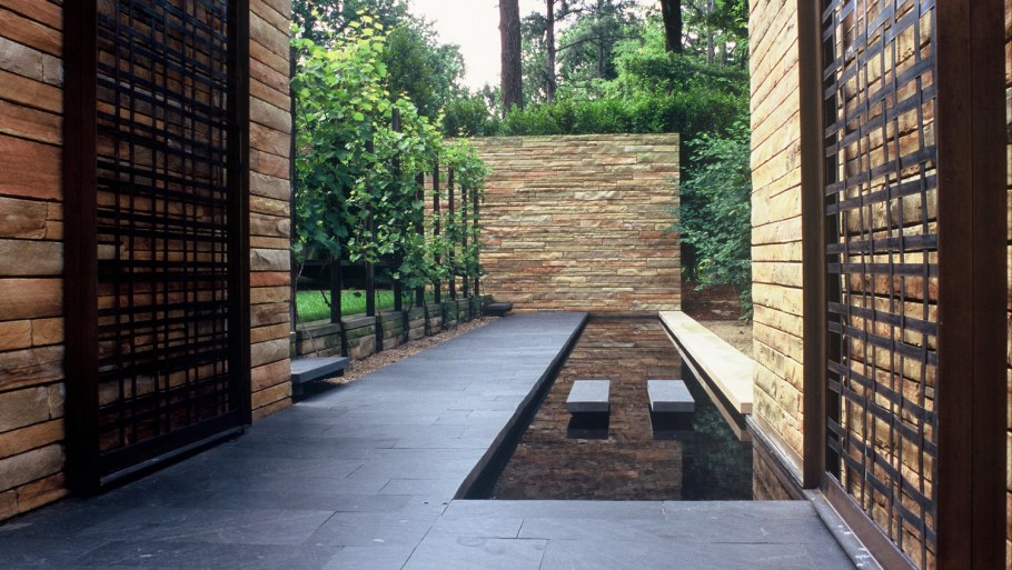 Ландшафт участка в стиле лофт