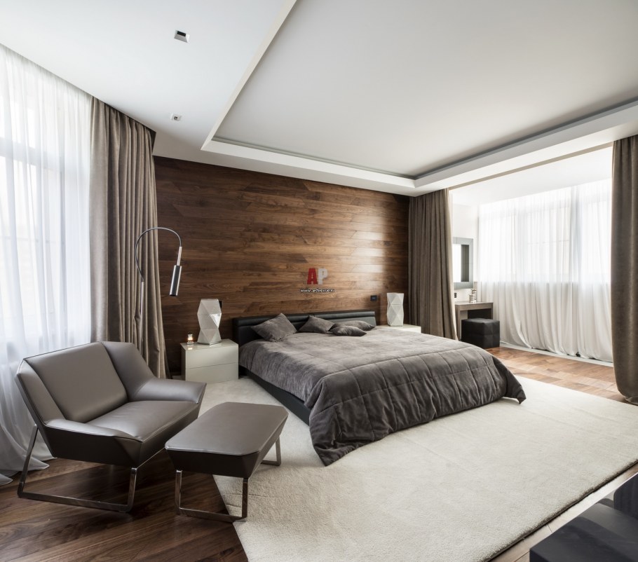 Интерьер спальни в современном стиле