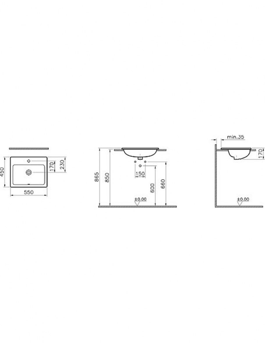 Formy 01 Ravak раковина