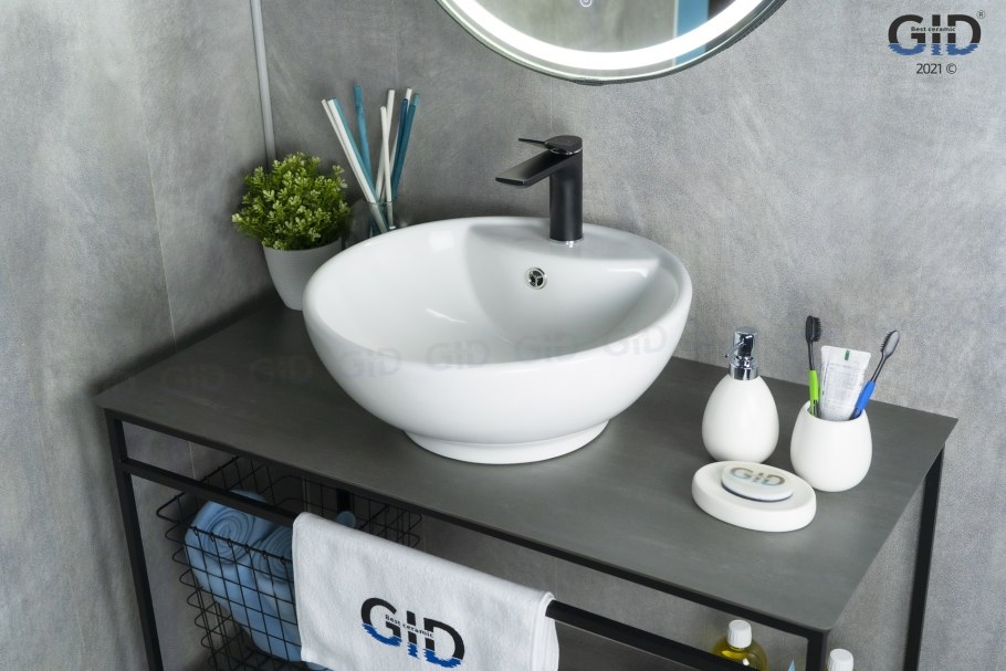 Раковина накладная gid n9436