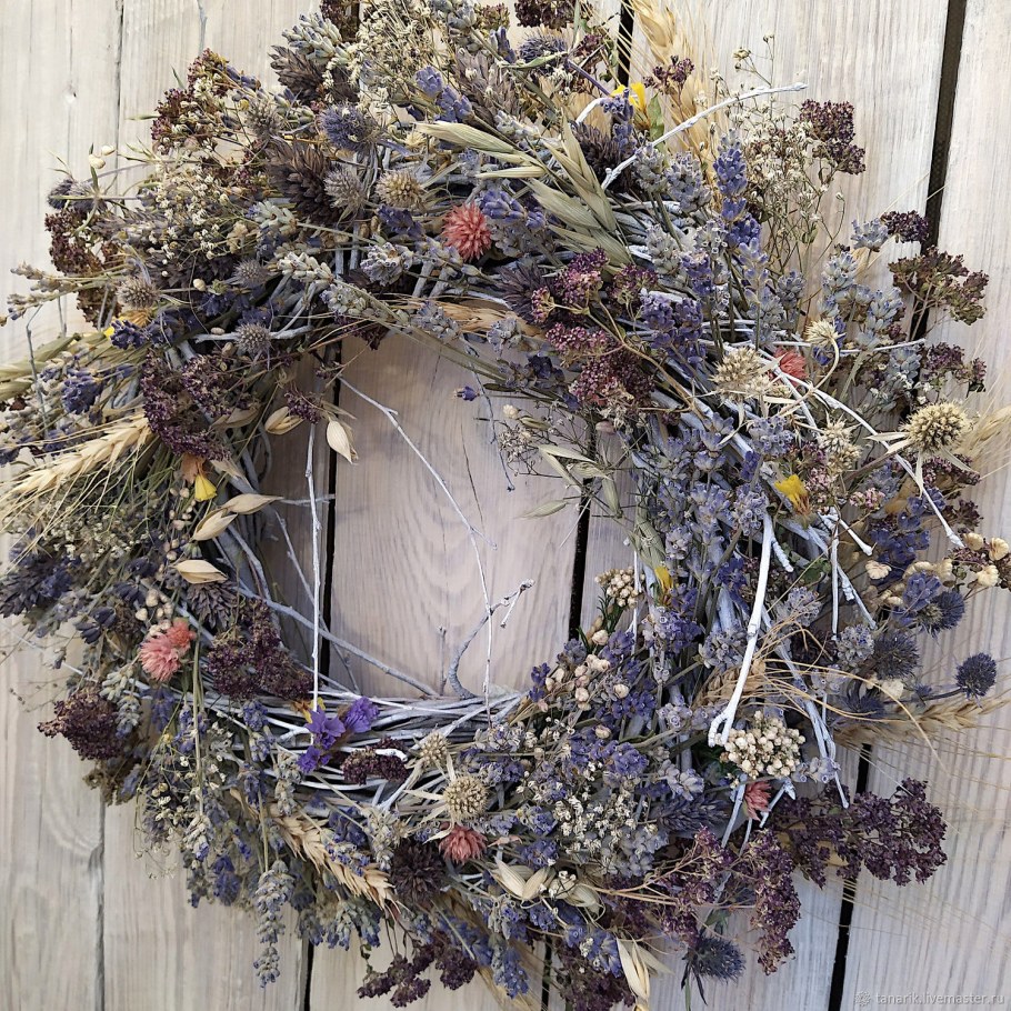 Камыш натуральный сухоцвет