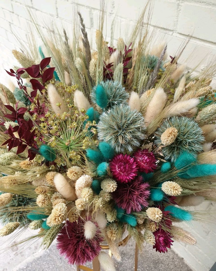 Сухоцветы в интерьере