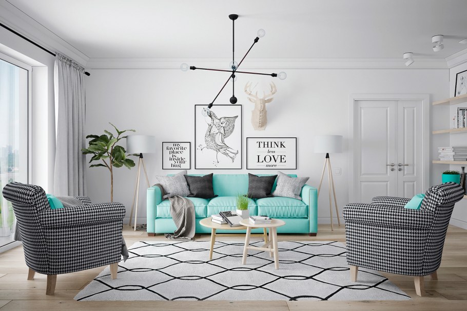 Цветовая палитра в стиле Сканди