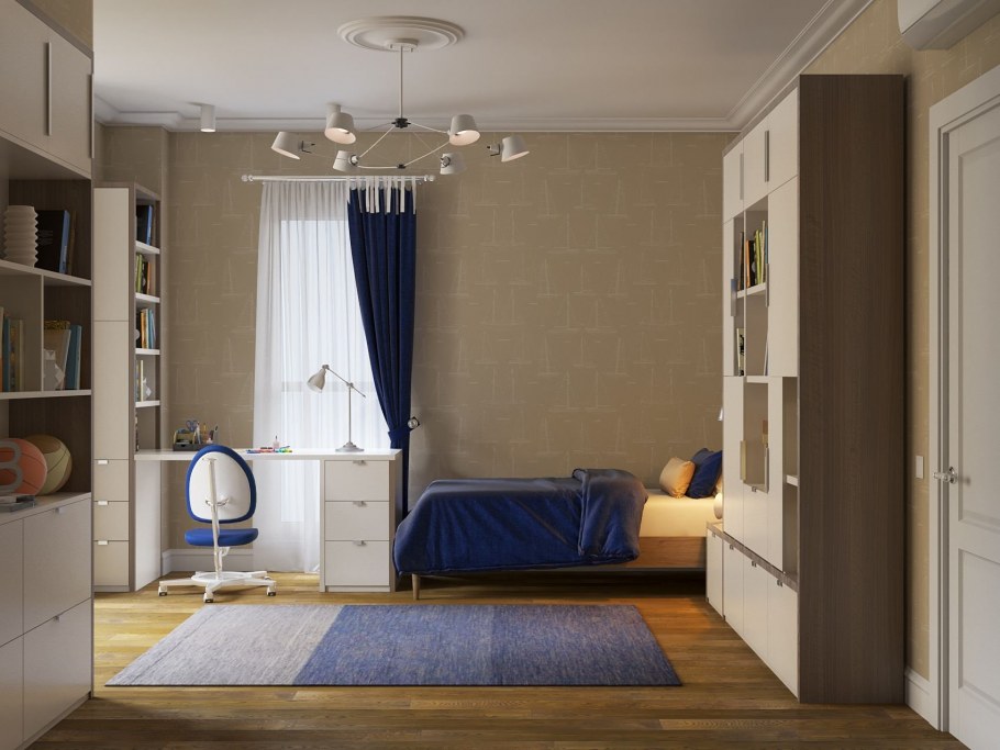 Планировка детской комнаты для подростка