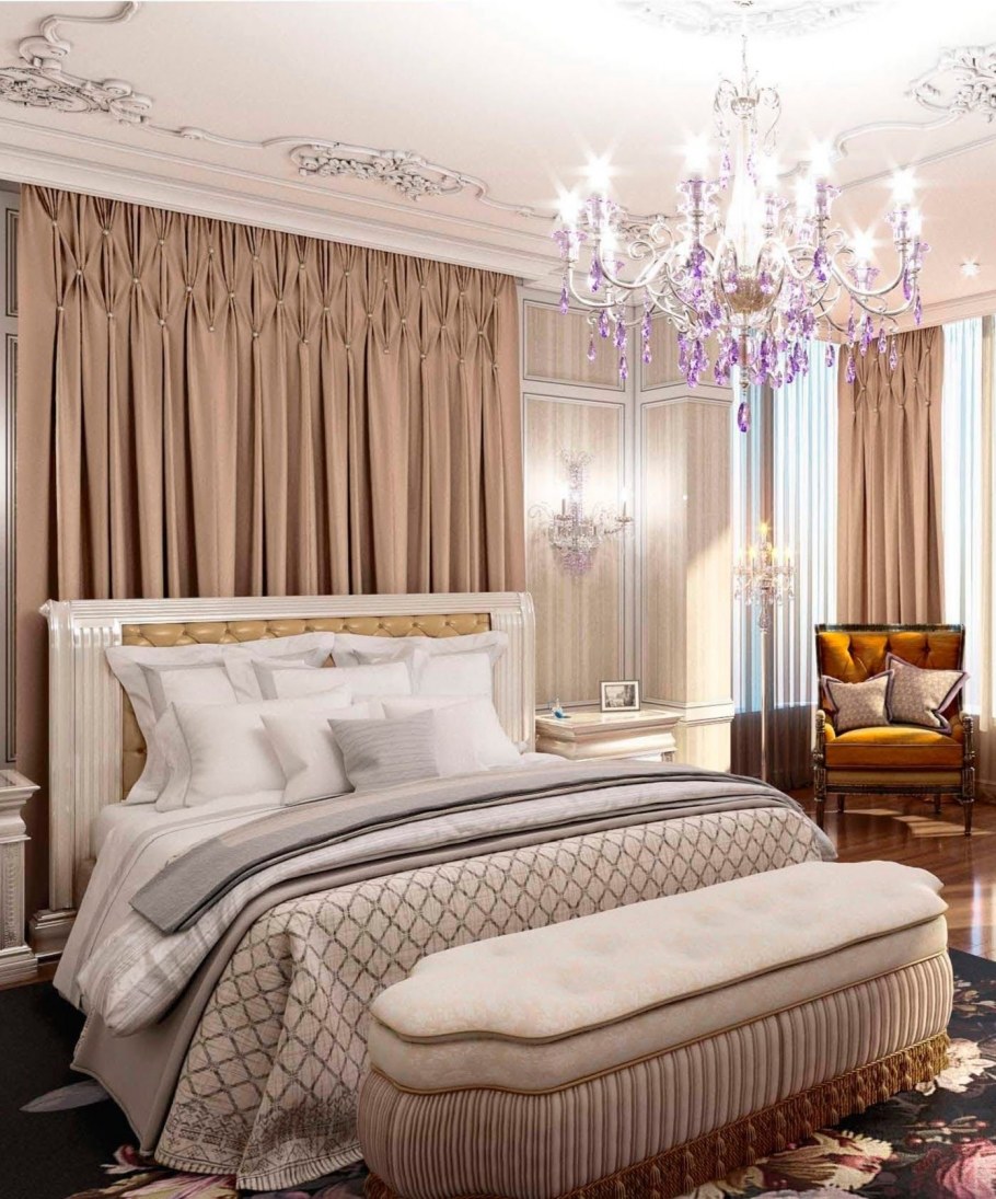 Спальня Неоклассика бежевая