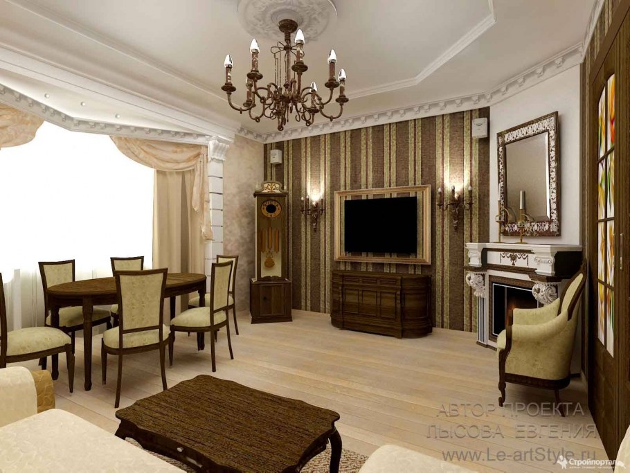 Кухня 25кв м классика современная