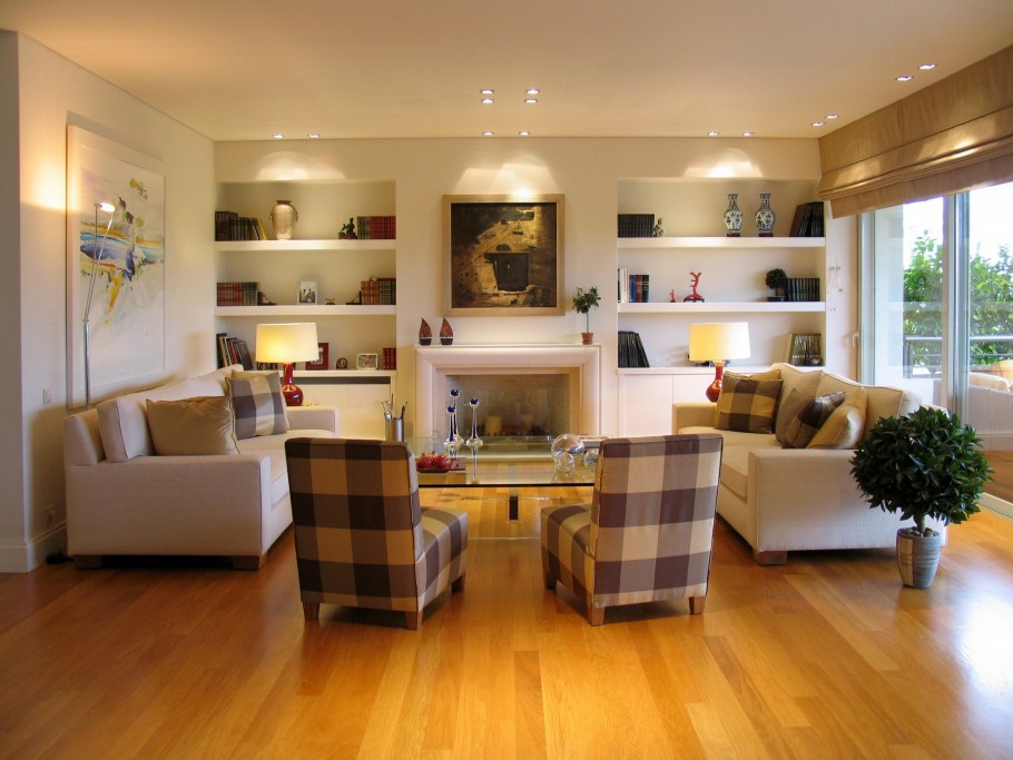 Обустройство ниши в гостиной