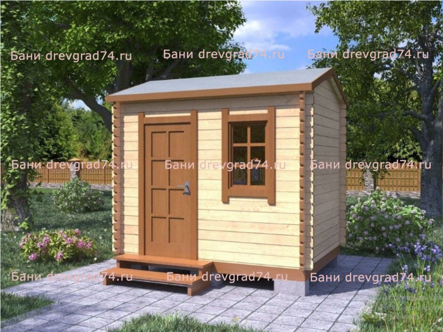 Хоз блок из минибруса 2х2