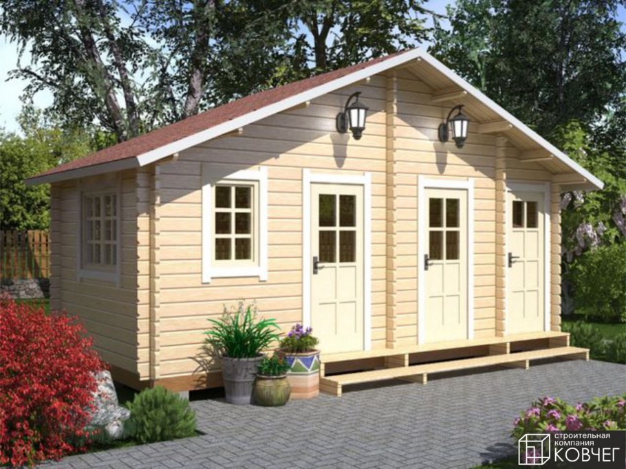 Хозблок 2х2 сборный щитовой