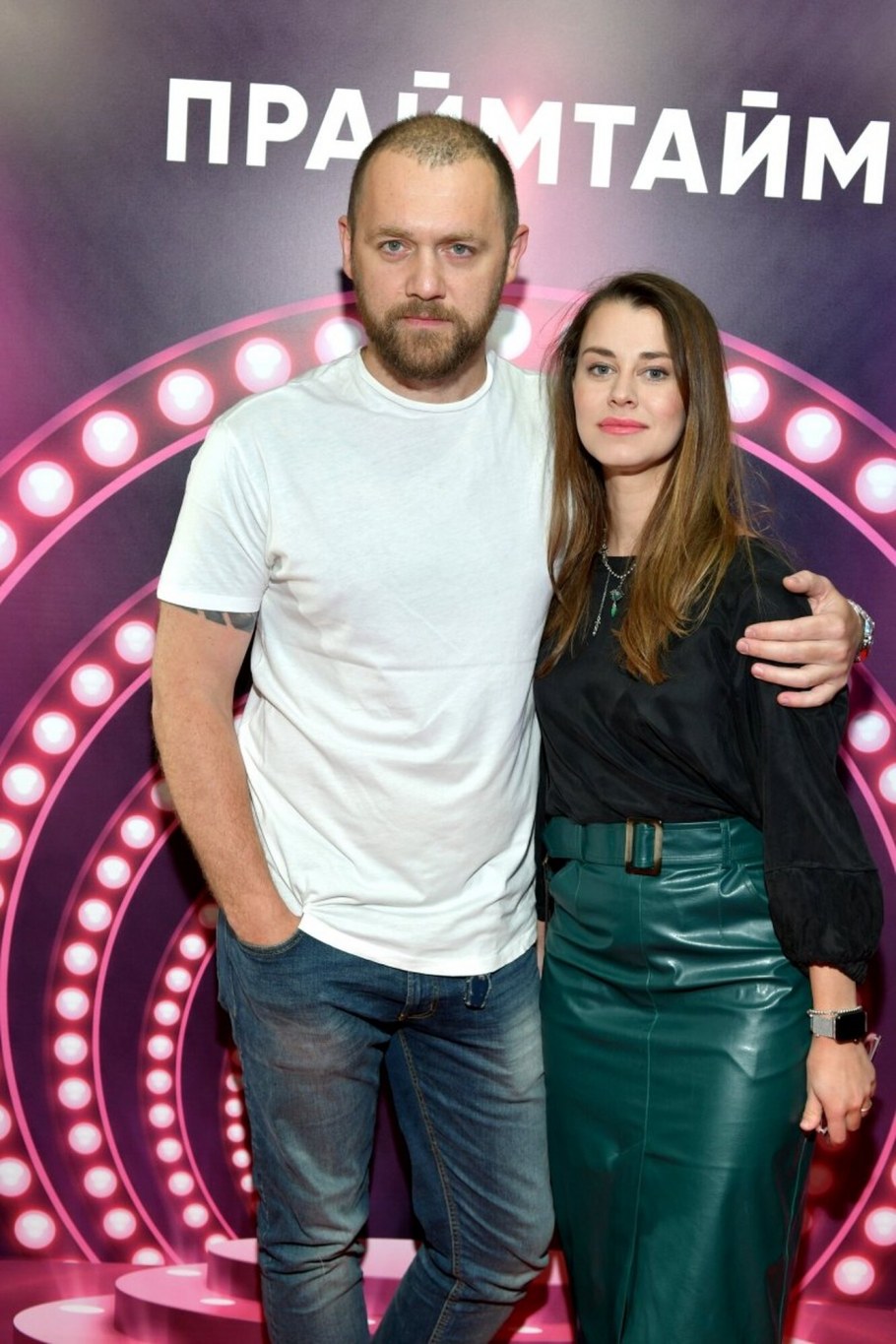 Денис Шведов и жена Александра Розовская