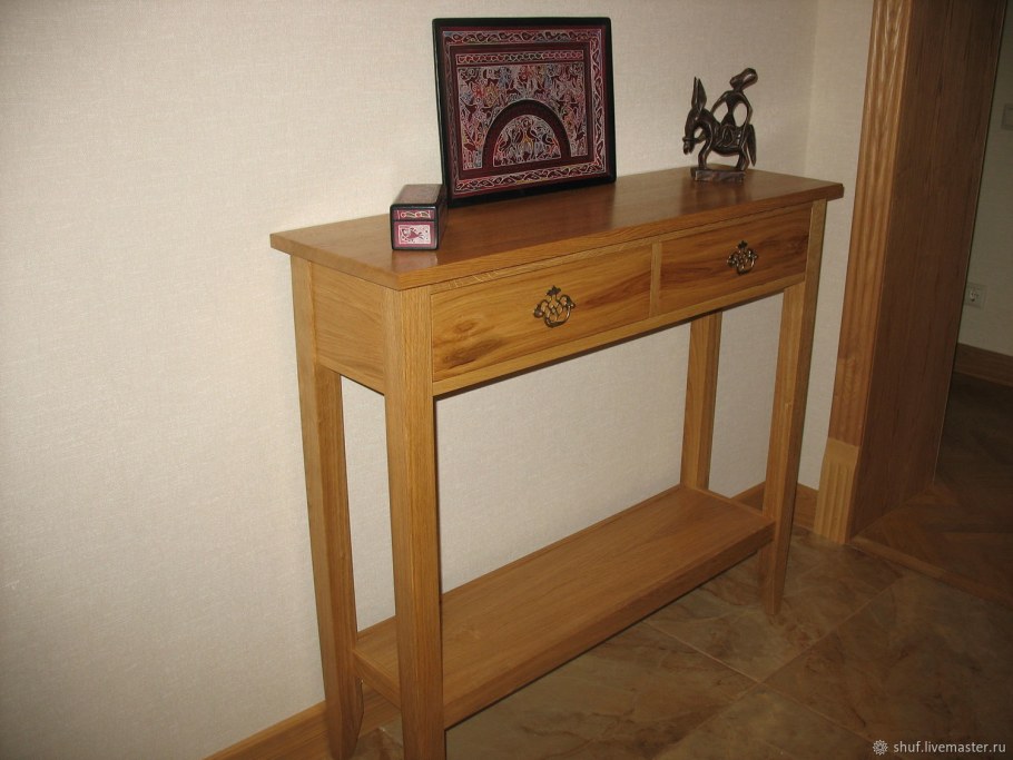 Консоль из массива дуба