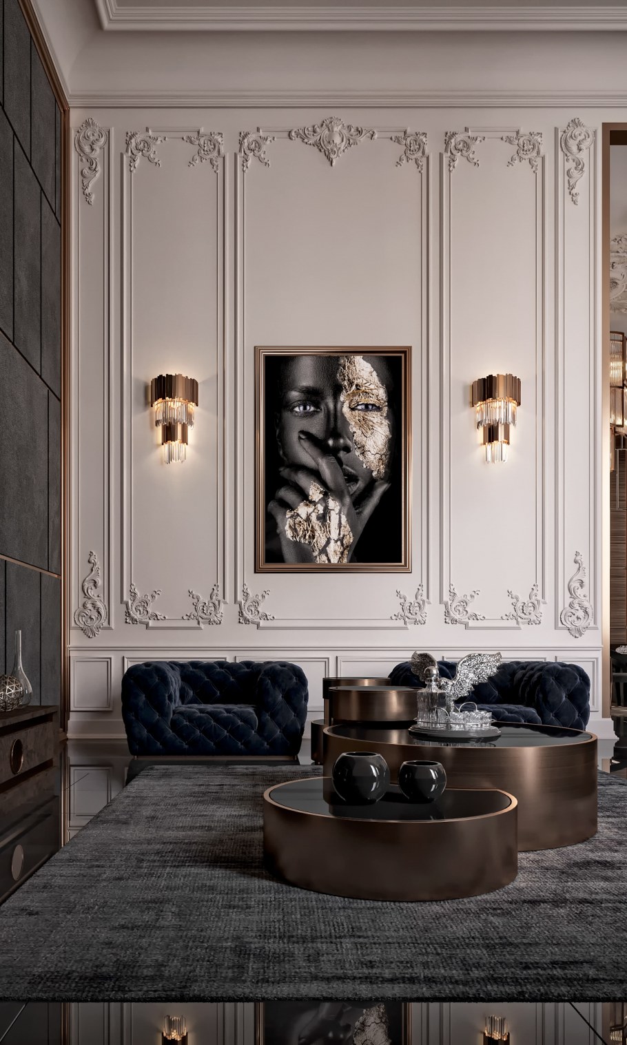 Лепнина в современном интерьере