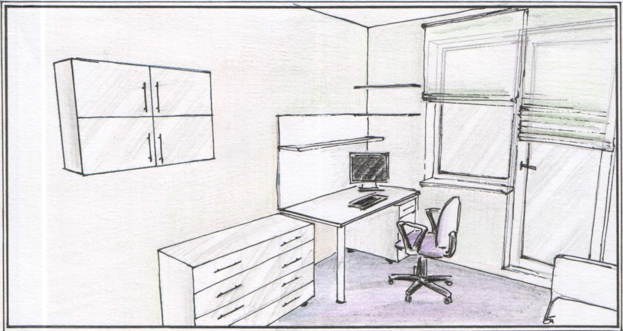Зарисовка рабочего места