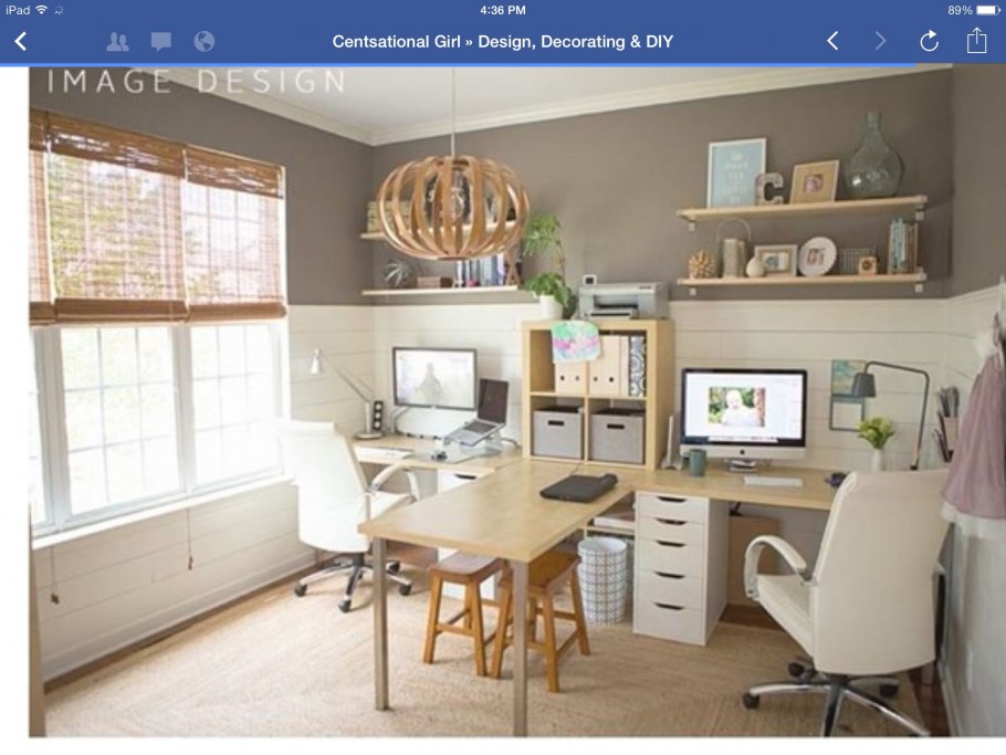 Рабочее место для троих школьников