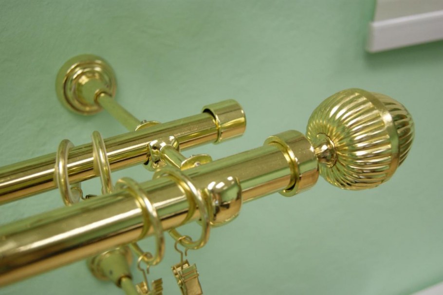 Карниз латунь Чили Ампир д30_штанга гов антич_латунь