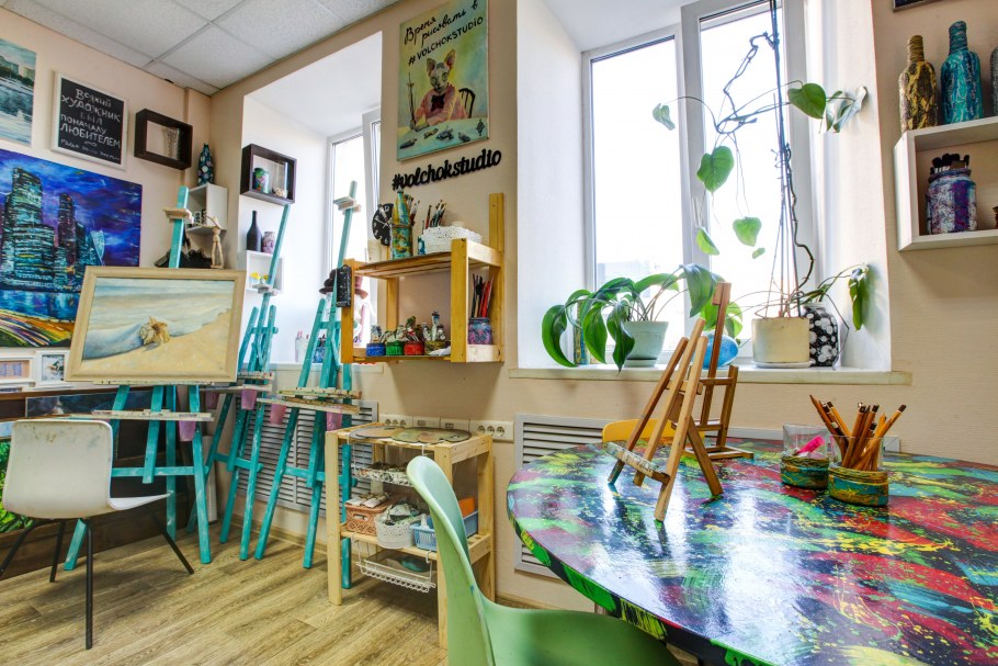 Интерьер художественной мастерской