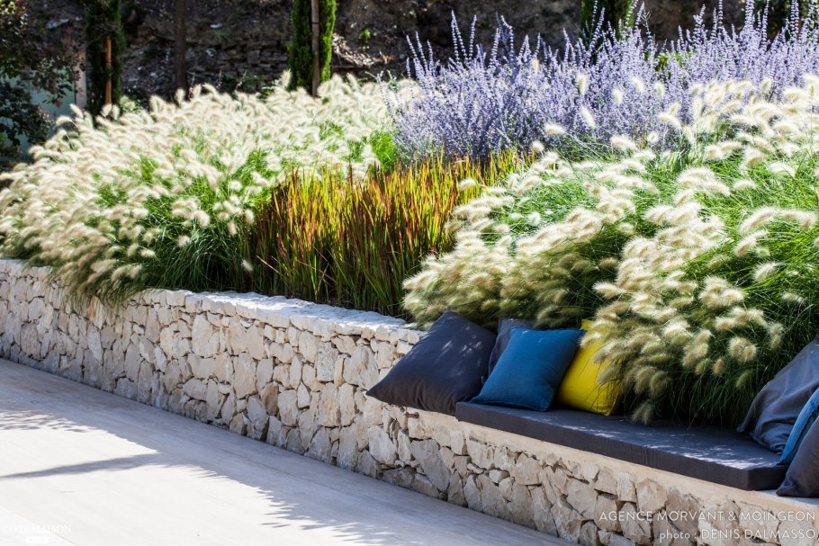 Миксбордер в средиземноморском стиле