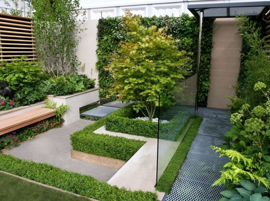 Клумба вдоль дома солнечное место