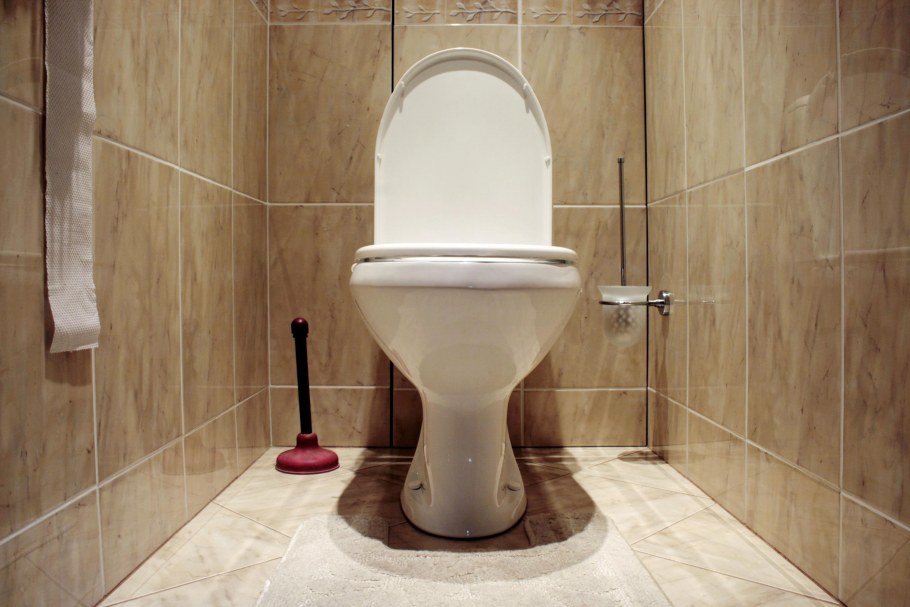 Дизайнерская отделка туалета