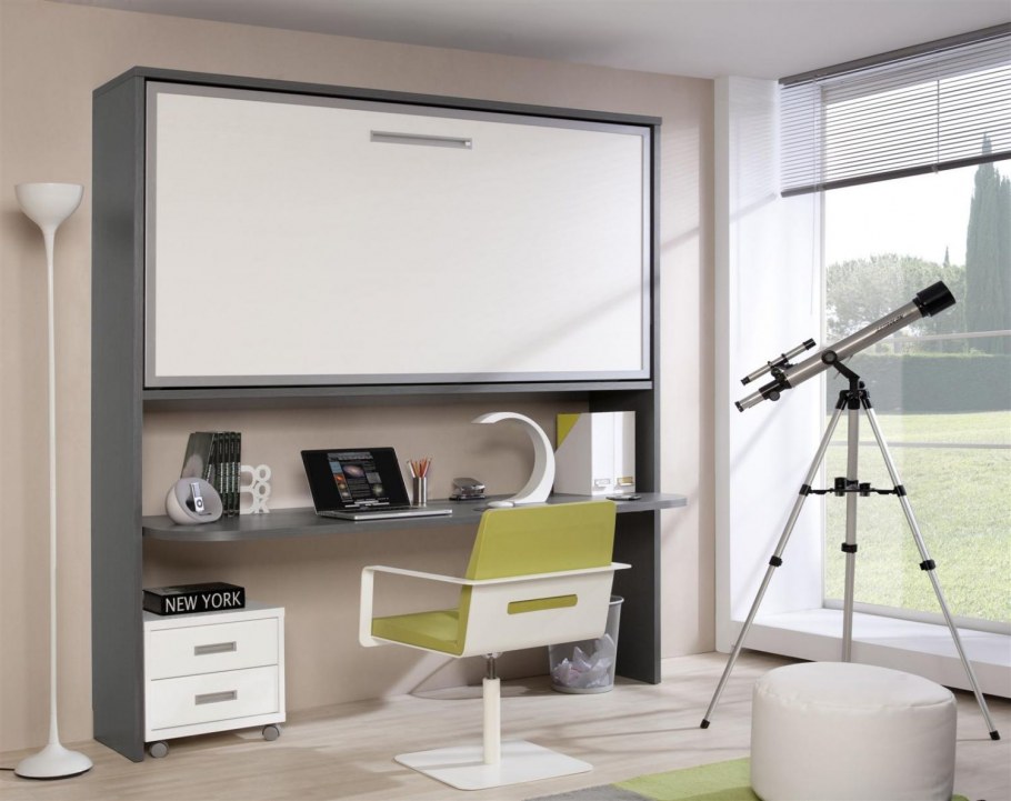 Кровать трансформер серая