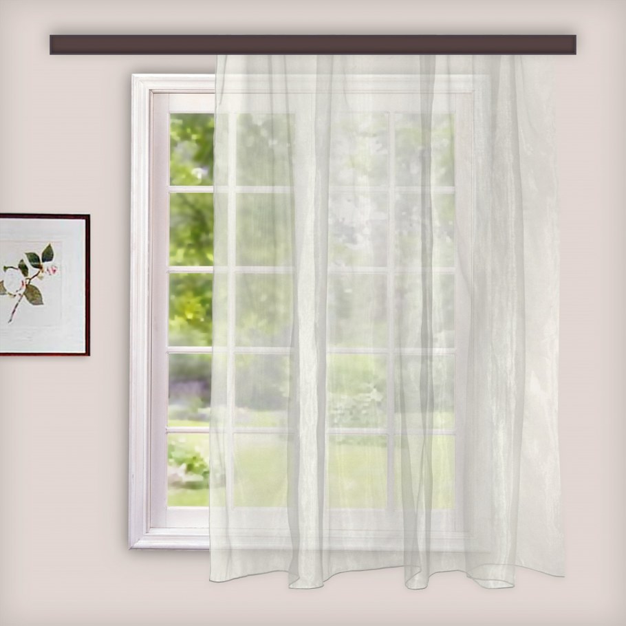 Тюль вуаль белая 1к3