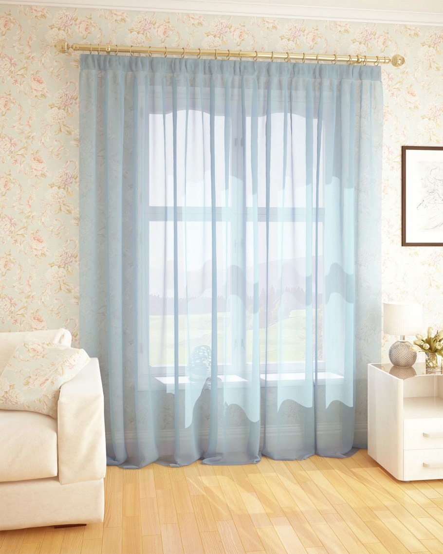 Однотонная вуаль Reisoglu шампань 300 см