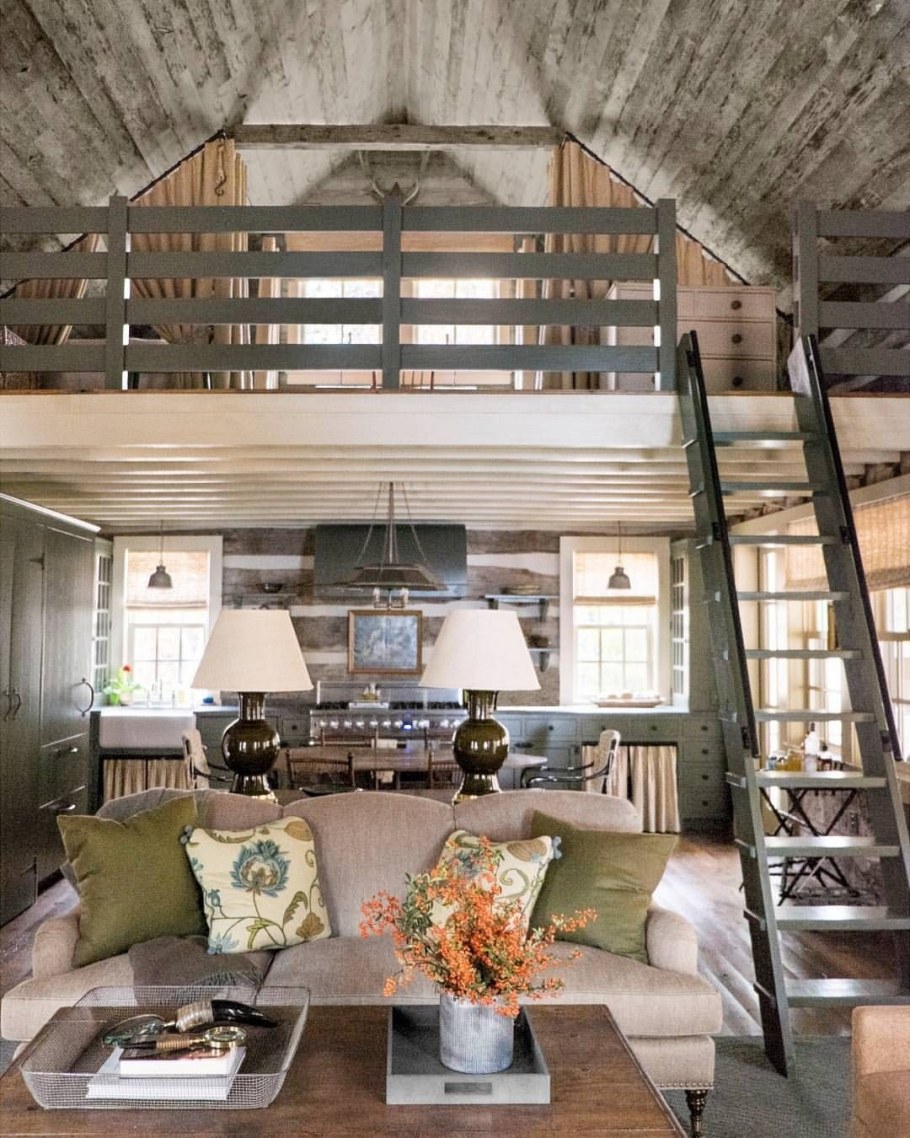 Загородный дом в стиле лофт