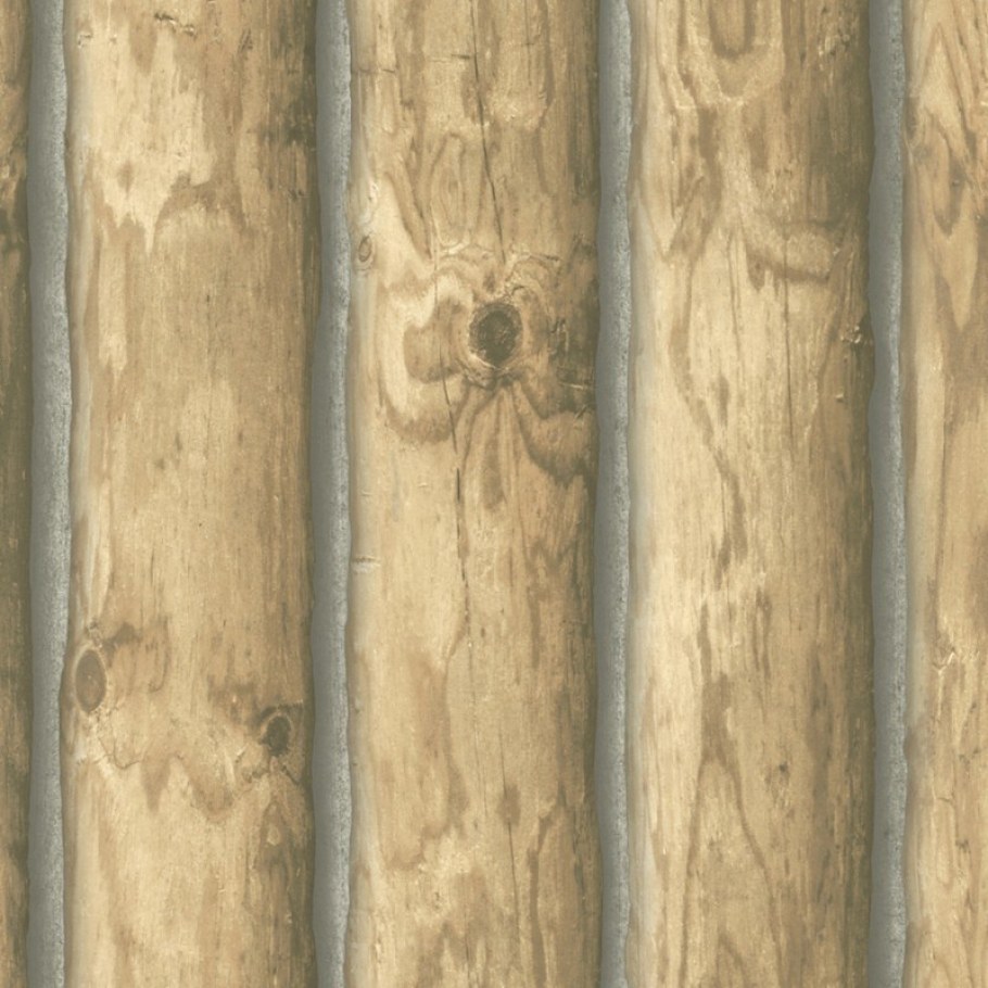 Стена из бревен