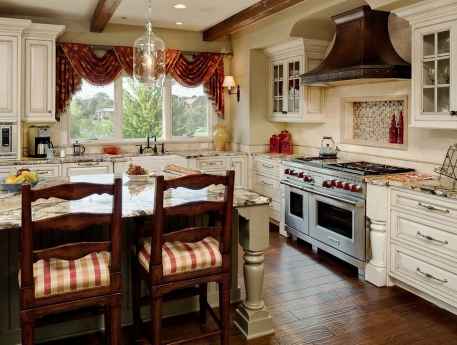 Интерьер кухни в стиле Кантри