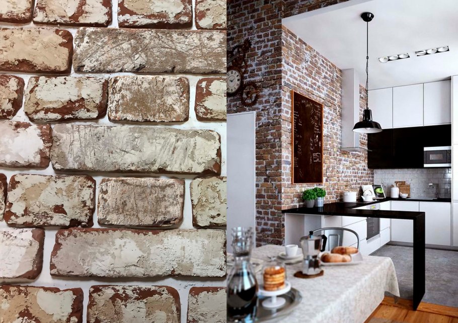 Плитка под кирпич