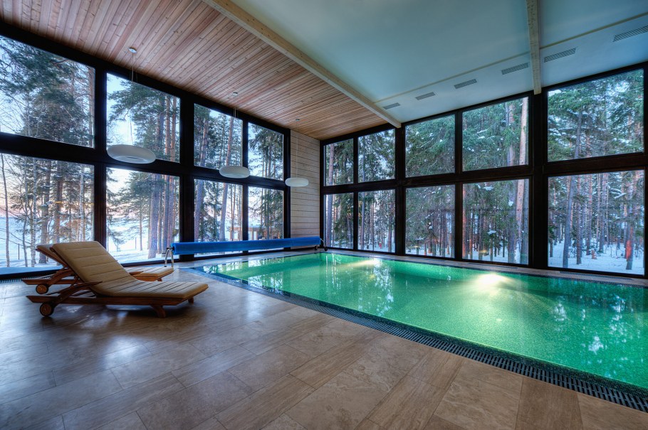 Баня с бассейном проект парилки с бассейном