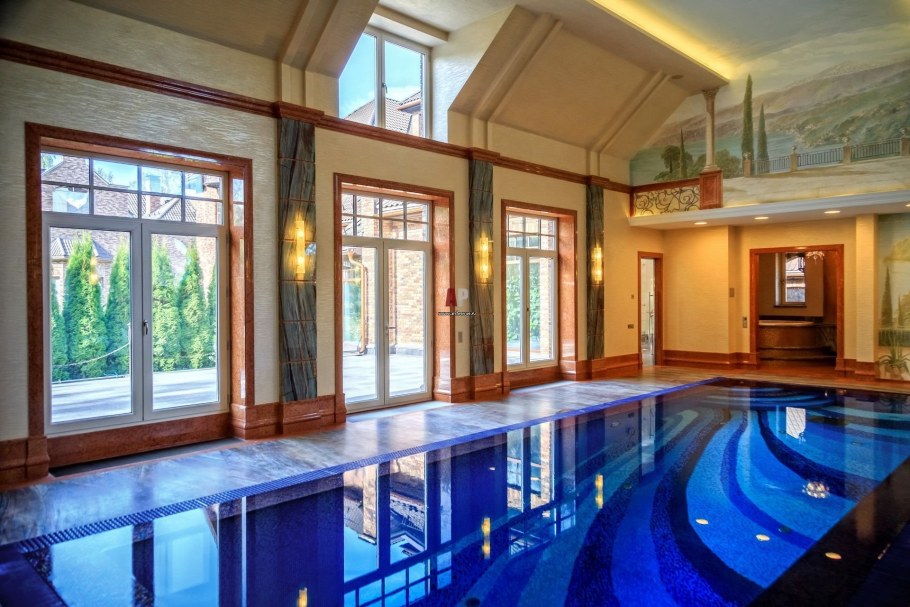 Отделка бассейна в частном доме