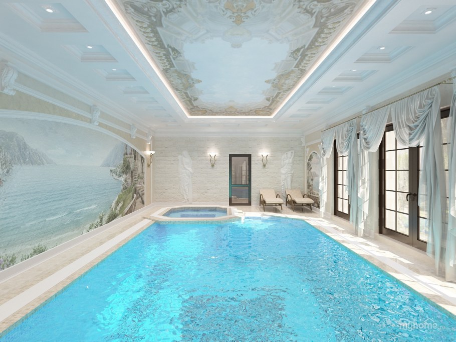 Интерьер бассейна
