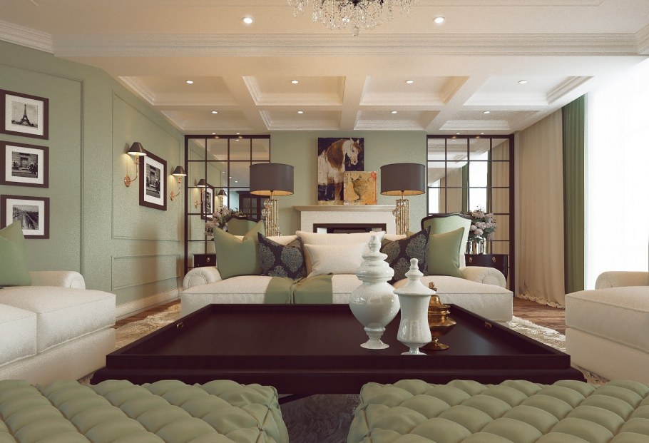 Фисташковый цвет в современном интерьере