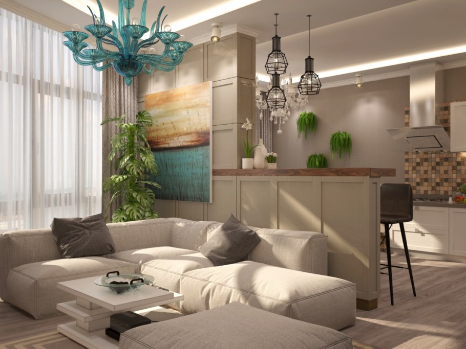 Студия в стиле Контемпорари