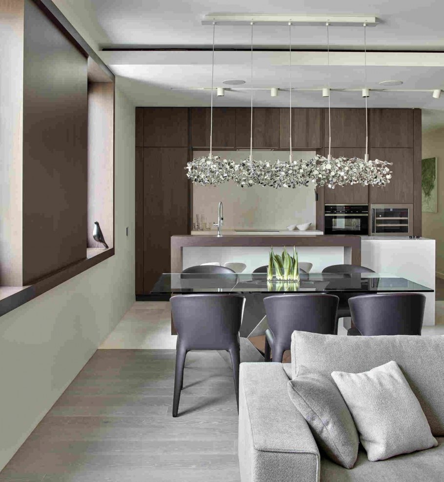 Кухня гостиная в стиле Контемпорари