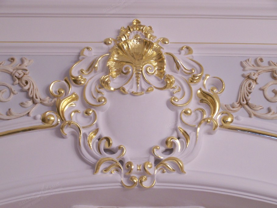 Золочение мебели поталью