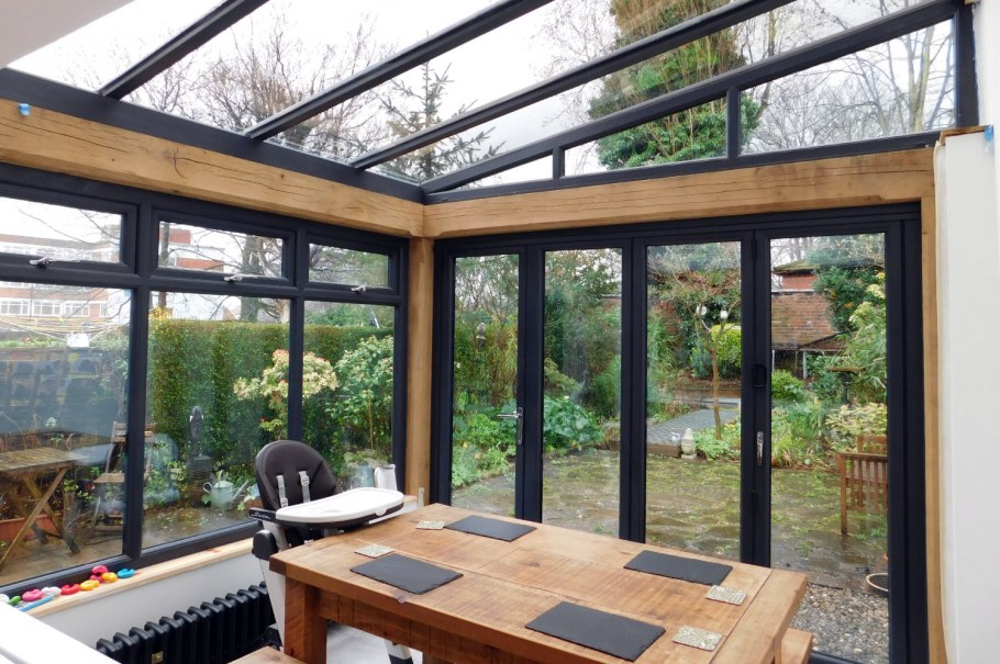 Веранда в стиле фахверк