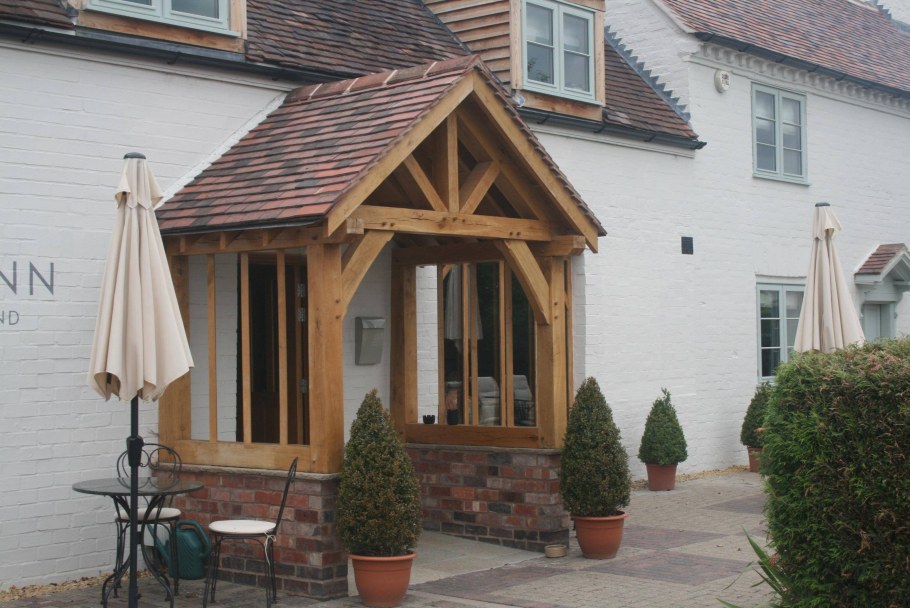 Забор в стиле фахверк