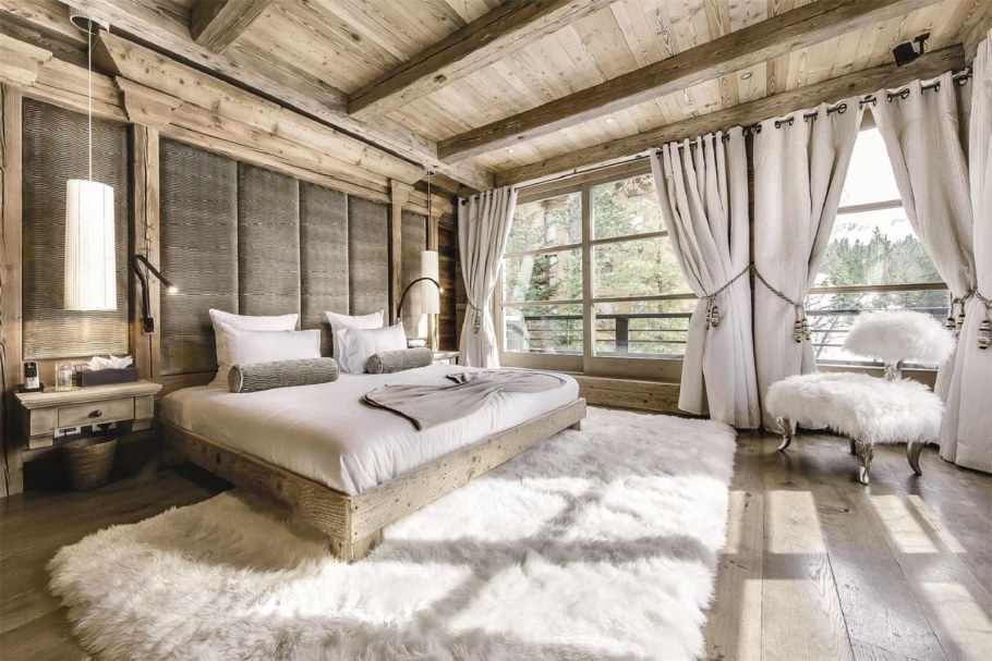Спальня в стиле Шале Куршевель