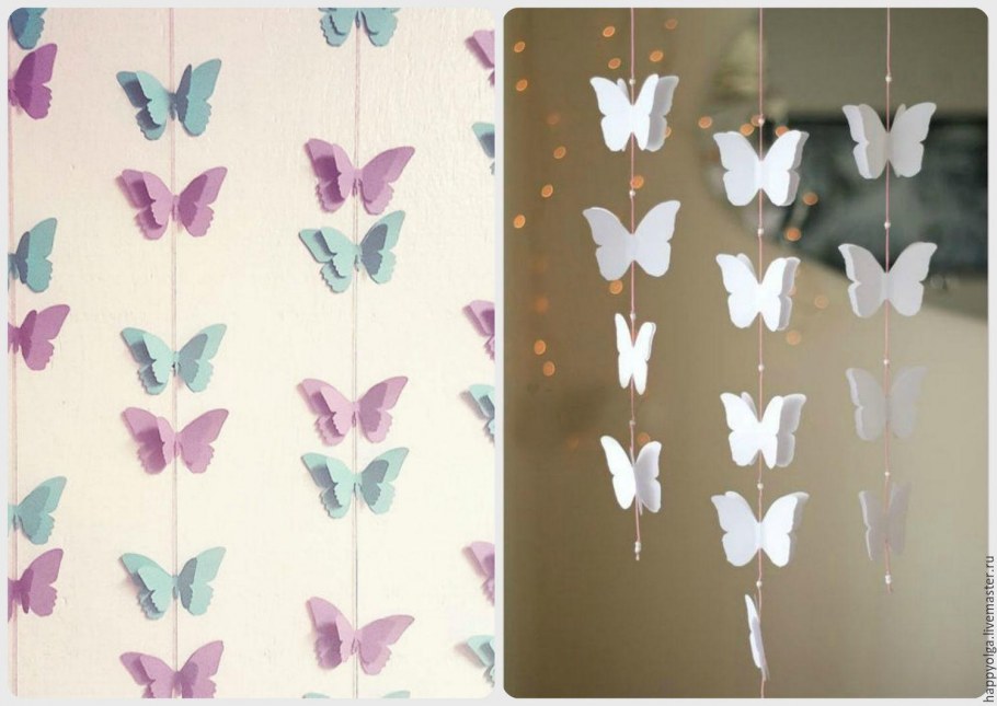 Бумажные веера для декора