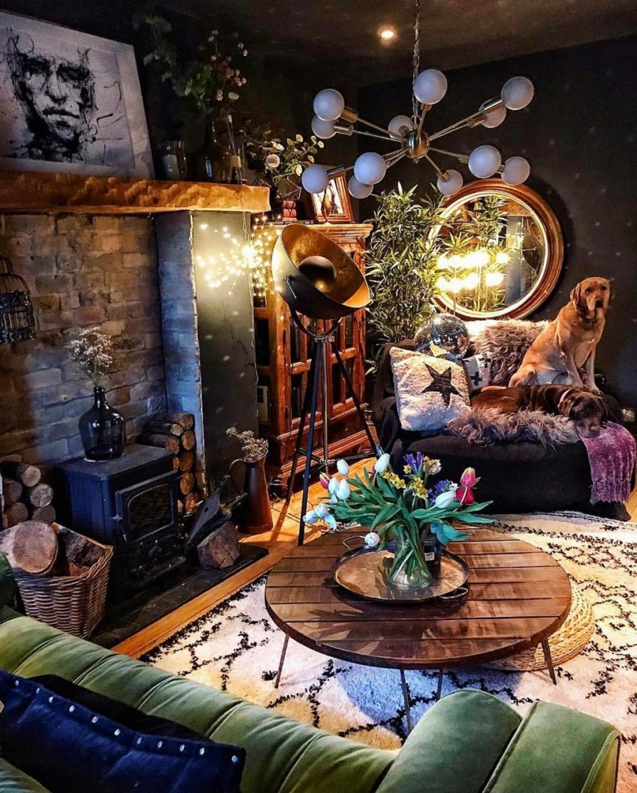 Бохо гламур интерьер