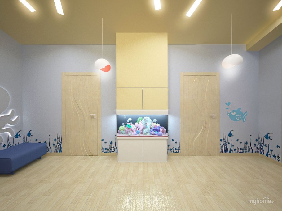 Стены в детском центре