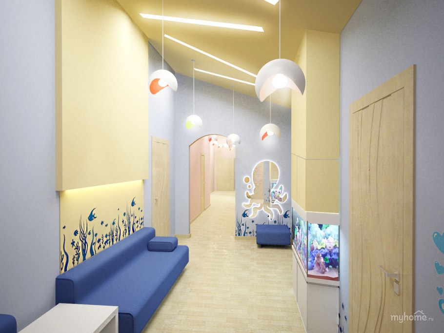 Прихожая в детском саду