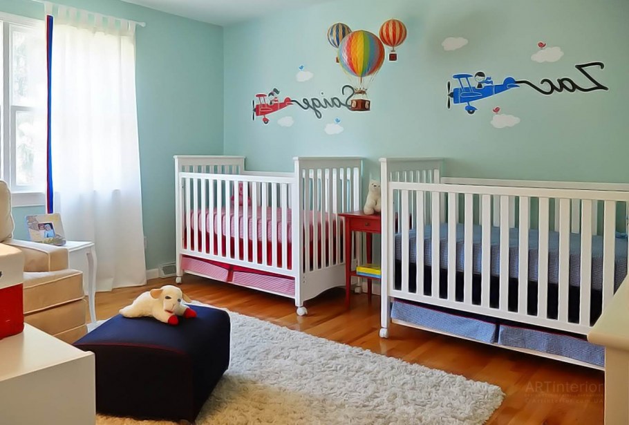 Детская комната для двойняшек
