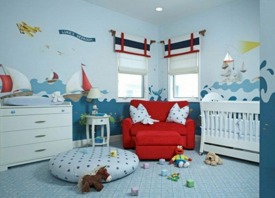 Комната для мальчика 1 год