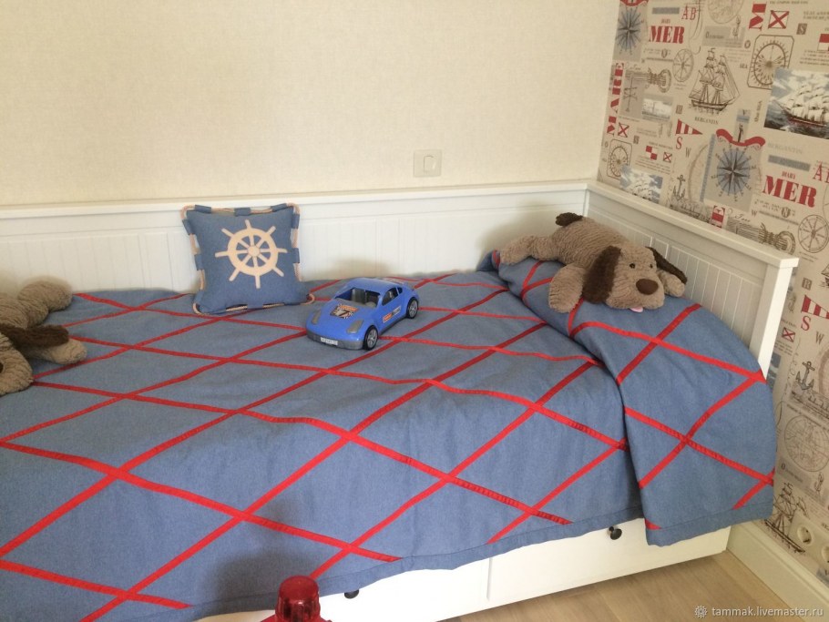 Покрывало морская тематика