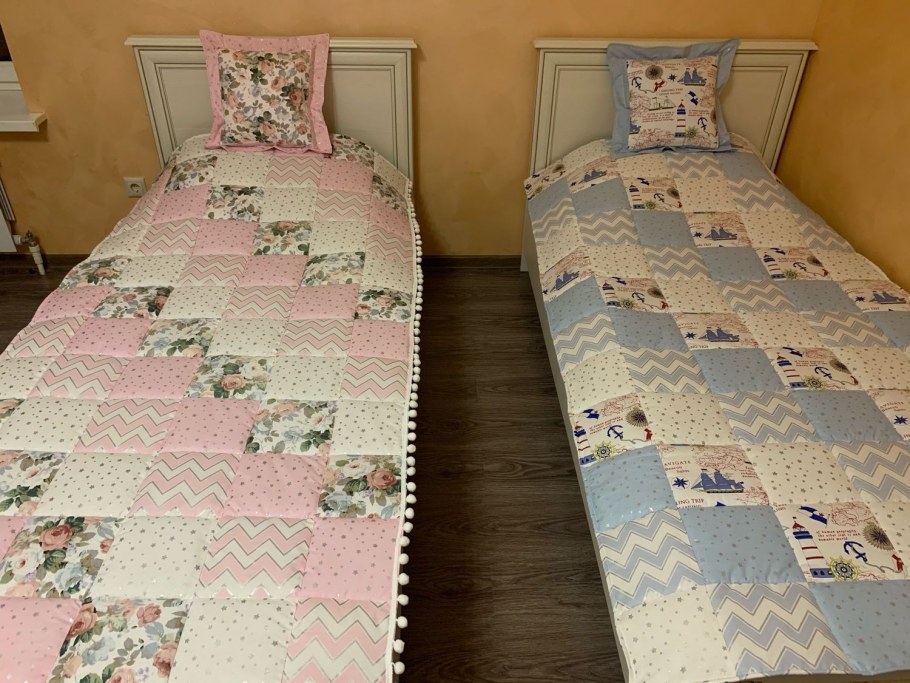 Детские покрывала пэчворк