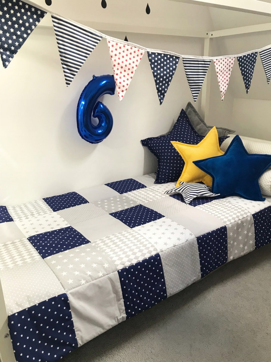 Покрывало в морском стиле